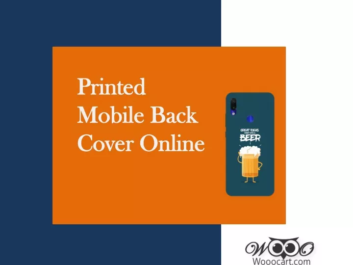 printed mobile back cover online