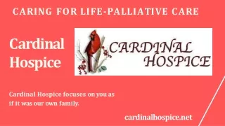 Palliative Care Cardinal Hospice