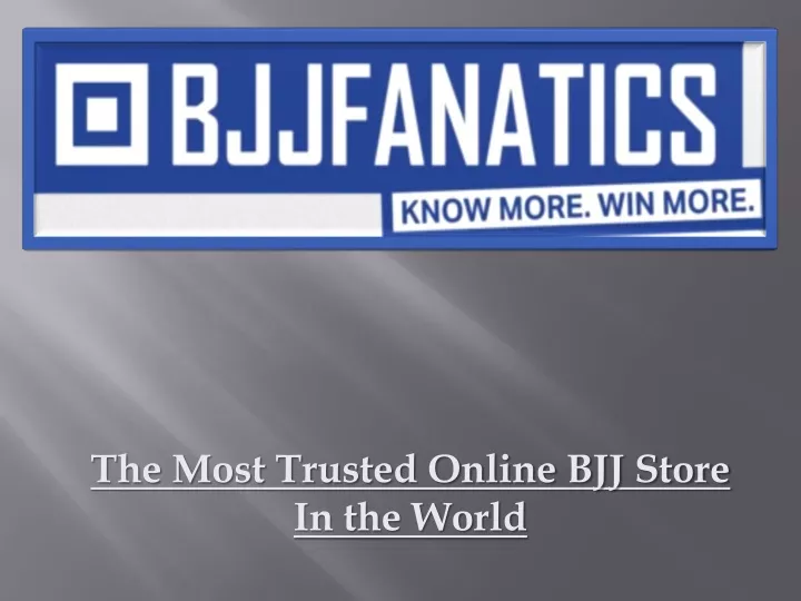the most trusted online bjj store in the world