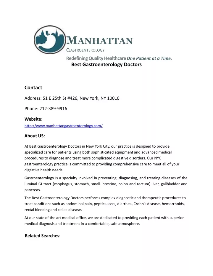 manhattan cjastroenterology redefining quality