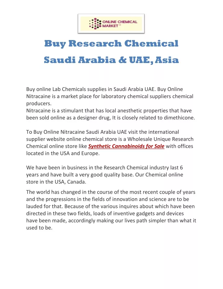 buy research chemical