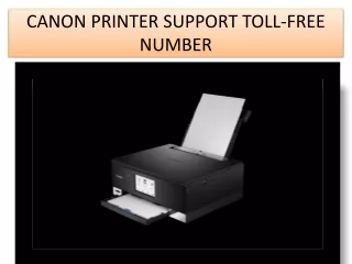canon printer support toll free number
