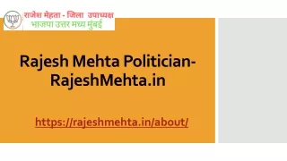 rajesh mehta politician rajeshmehta in