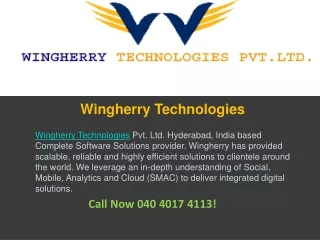 Best Digital Marketing Services in Hyderabad - Wingherry Techenlogies