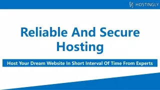 Get reliable and secure hosting services in the UK | 2020 | Hostingly
