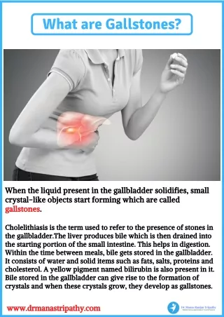 What are Gallstones? | Gall Bladder Stones Treatment In Bangalore, HSR Layout, Koramangala