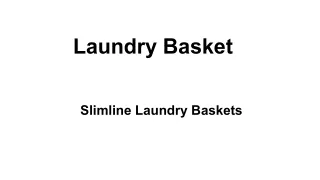 Slimline Laundry Basket