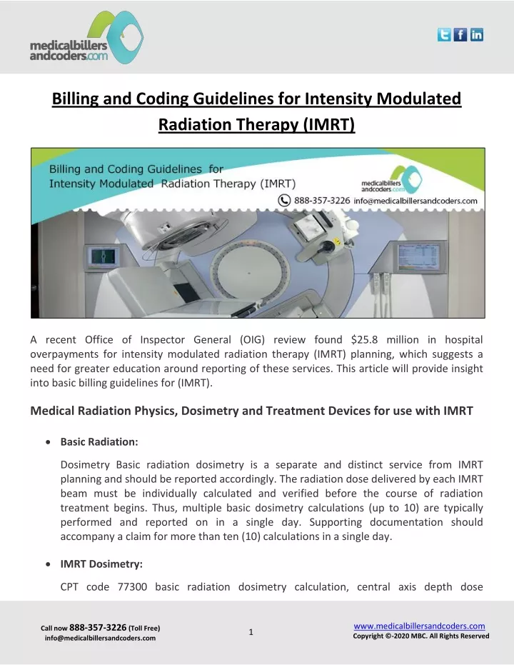 billing and coding guidelines for intensity