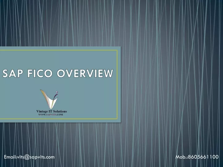 sap fico overview