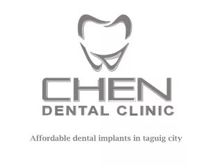 MB Chen Dental Clinic - Affordable dental implants in taguig city