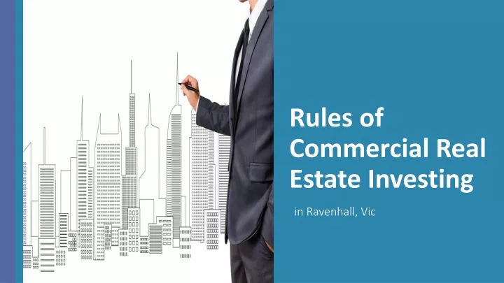 rules of commercial real estate investing