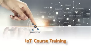 Best IoT Course Training In Hyderabad - Dig-iot-ai