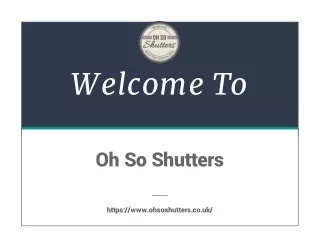 welcome to