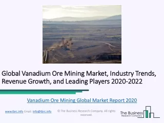 global global vanadium ore mining vanadium