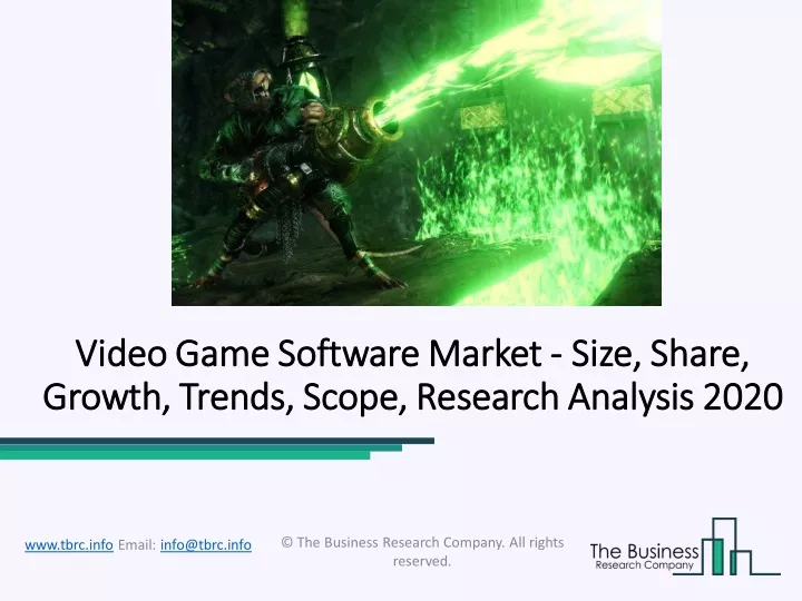 video game video game software market software