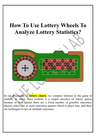 how to use lottery wheels to analyze lottery