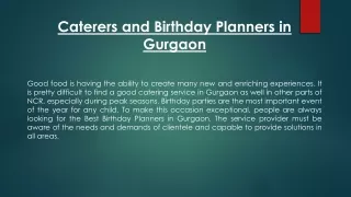 Best Birthday Planners in Gurgaon