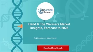 hand toe warmers market insights forecast to 2025