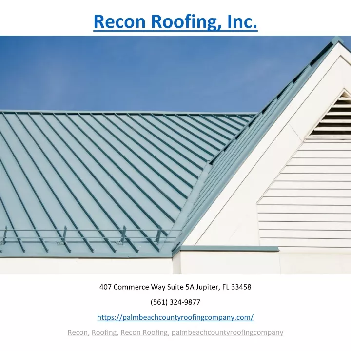 recon roofing inc