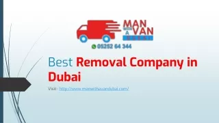 Best Removal Company in Dubai - ManWithAVan Dubai