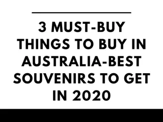3 Must-Buy Things to buy in Australia-Best souvenirs to get in 2020