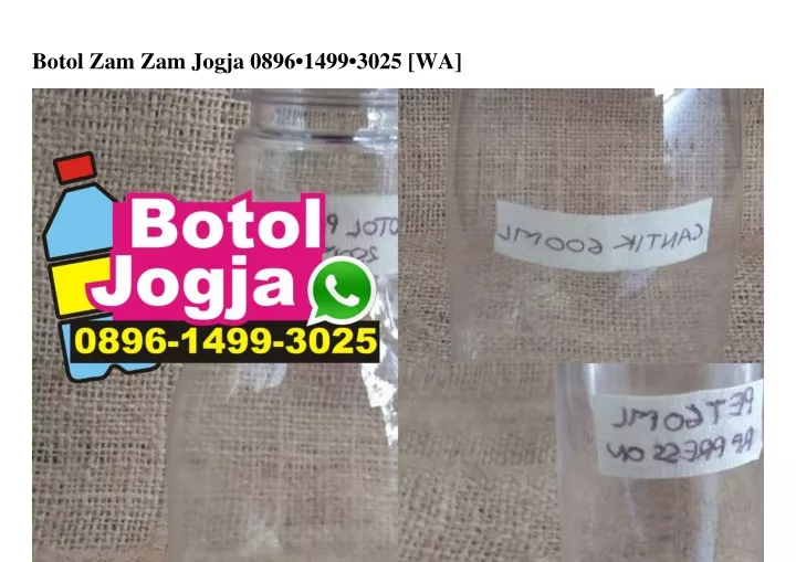 botol zam zam jogja 0896 1499 3025 wa