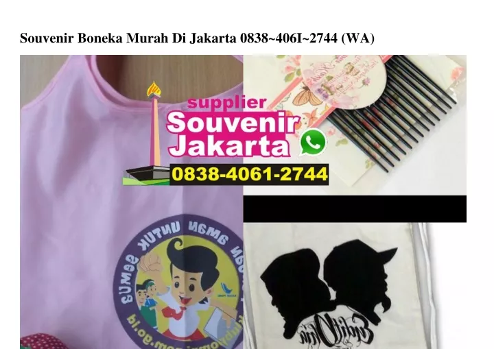 souvenir boneka murah di jakarta 0838 406i 2744 wa