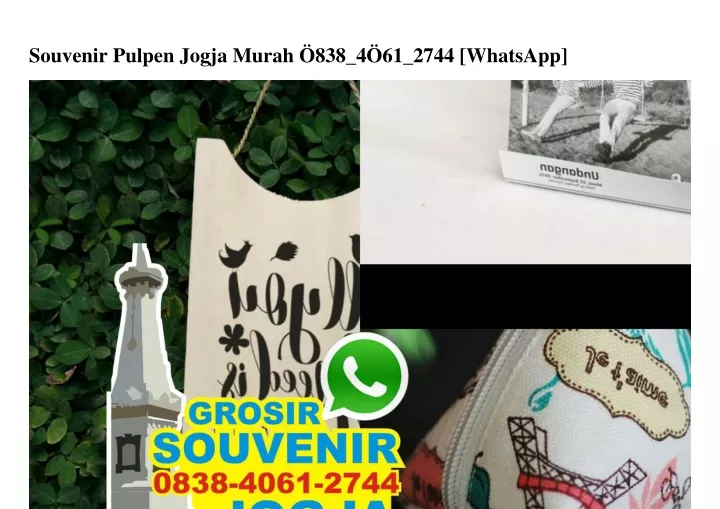 souvenir pulpen jogja murah 838 4 61 2744 whatsapp
