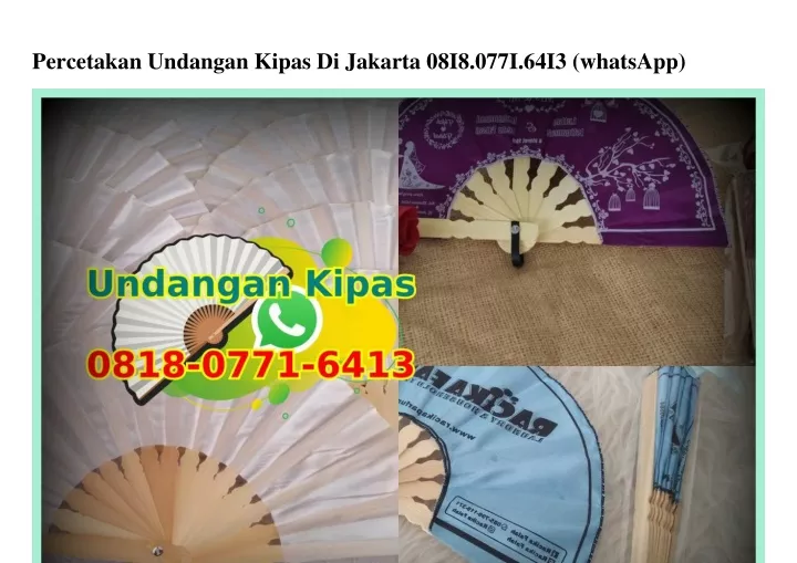 percetakan undangan kipas di jakarta 08i8 077i