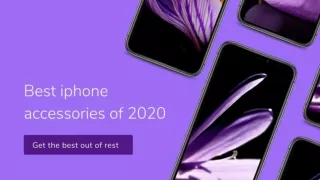 Best iphone accessories of 2020