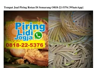 tempat jual piring rotan di semarang o818 22 5376