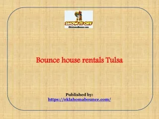 Bounce house rentals Tulsa