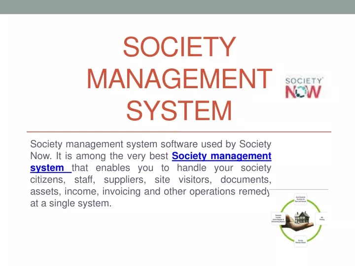 society management system