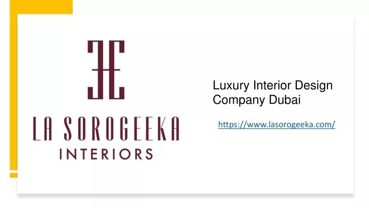 luxury interior design company dubai