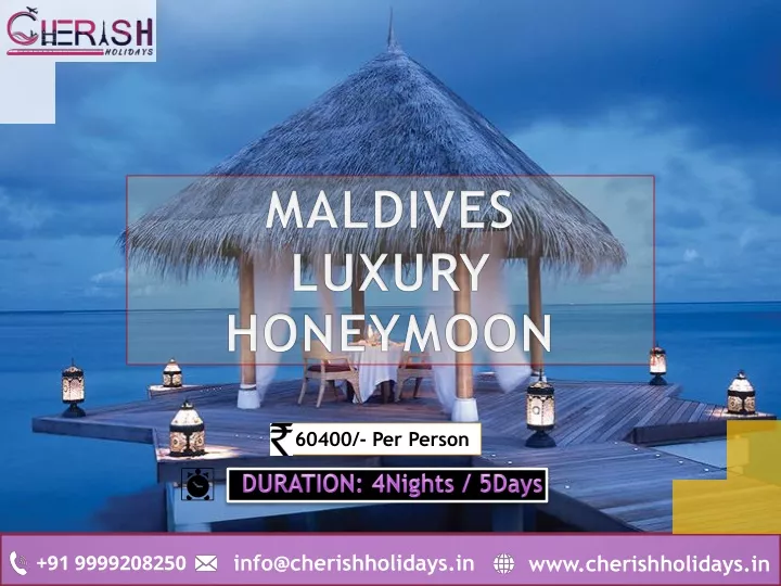 maldives luxury honeymoon