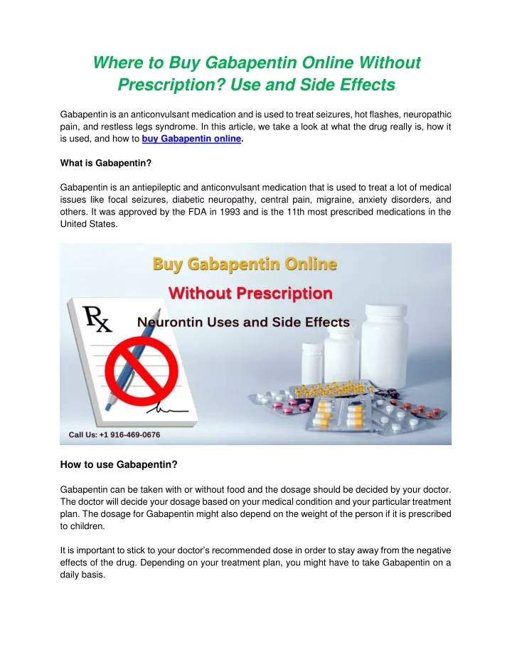 where to buy gabapentin online without