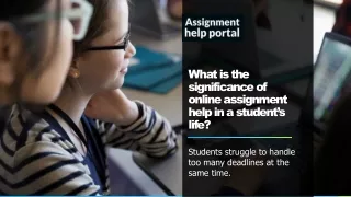 Online Assignment help