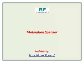 Motivation Speaker