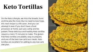 Keto Tortillas|KetoForIndia