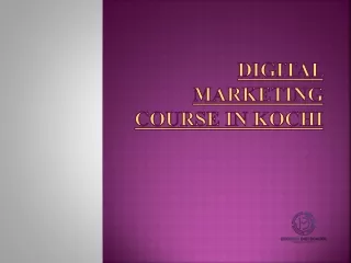 Digital Marketing course in Kochi