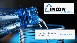 Plastic Manufacturers in Cape Town