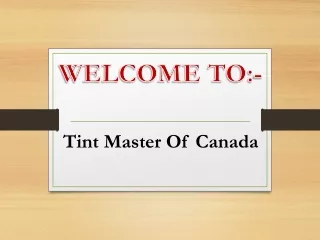 welcome to