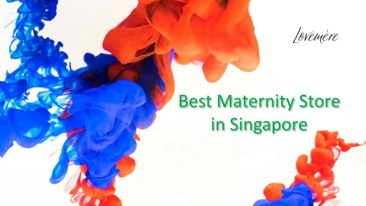 best maternity store in singapore