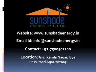 Solar Panel Manufacturing Plant Uttar Pradesh