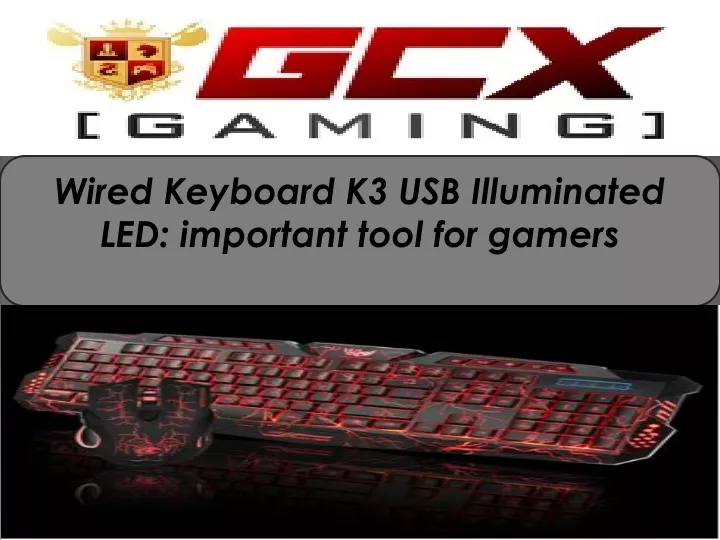 wired keyboard k3 usb illuminated led important