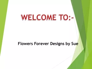 welcome to