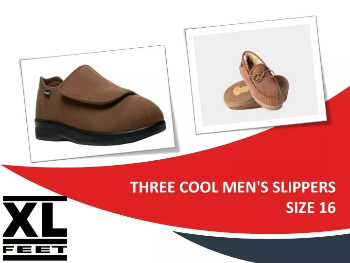 three cool men s slippers