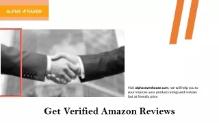 Get Verified Amazon Reviews