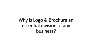 why is logo brochure an essential division of any business