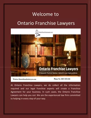 Commercial Lawyers, Franchise Lawyers Attorney